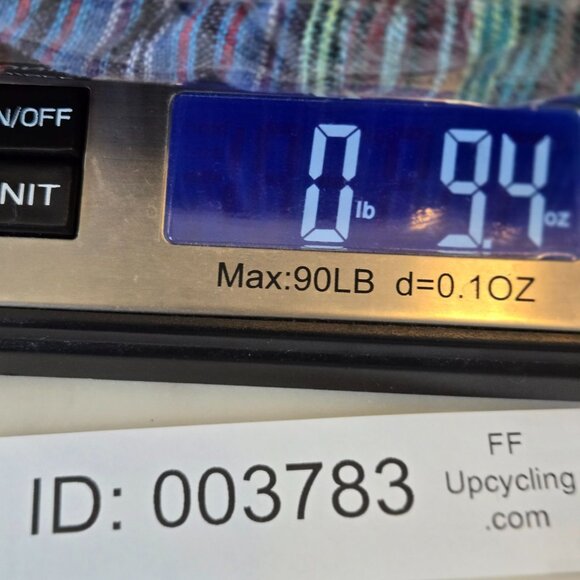 Colorful Patchwork Striped Cotton Cargo Joggers Barrel Pants Pull On Made Nepal - Picture 9 of 9